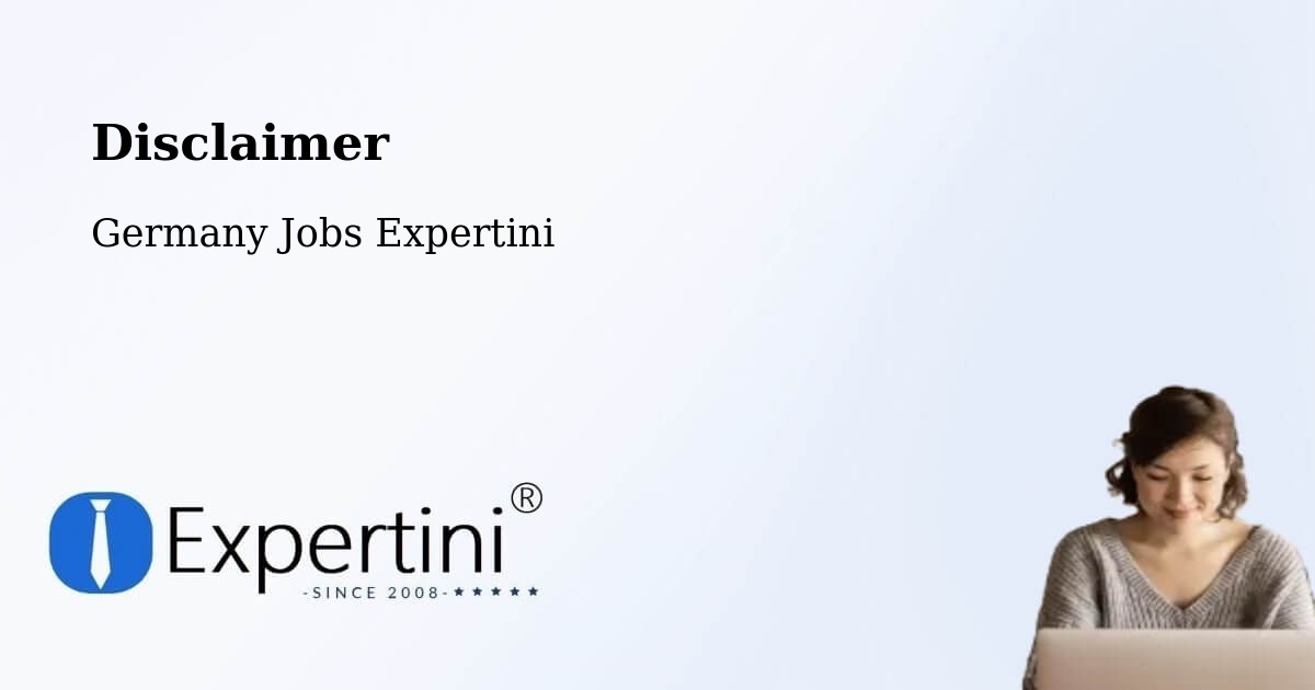 Disclaimer – Osterrönfeld - Germany Jobs Expertini