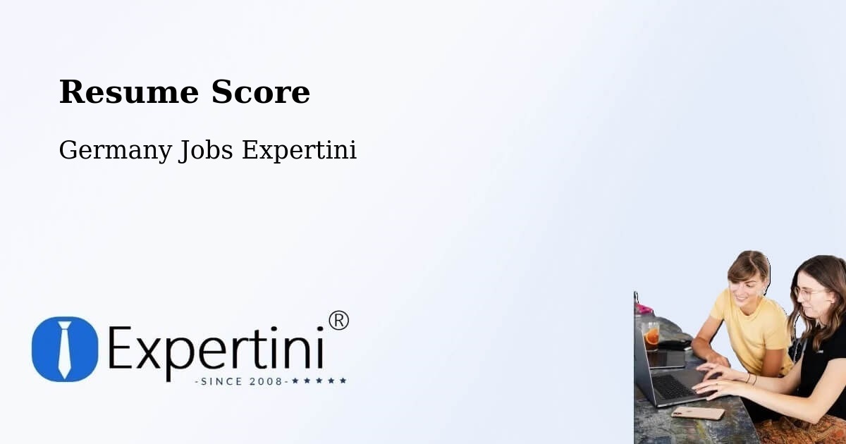 Resume Score & Job Description Match Tool – Osterrönfeld - Germany Jobs Expertini