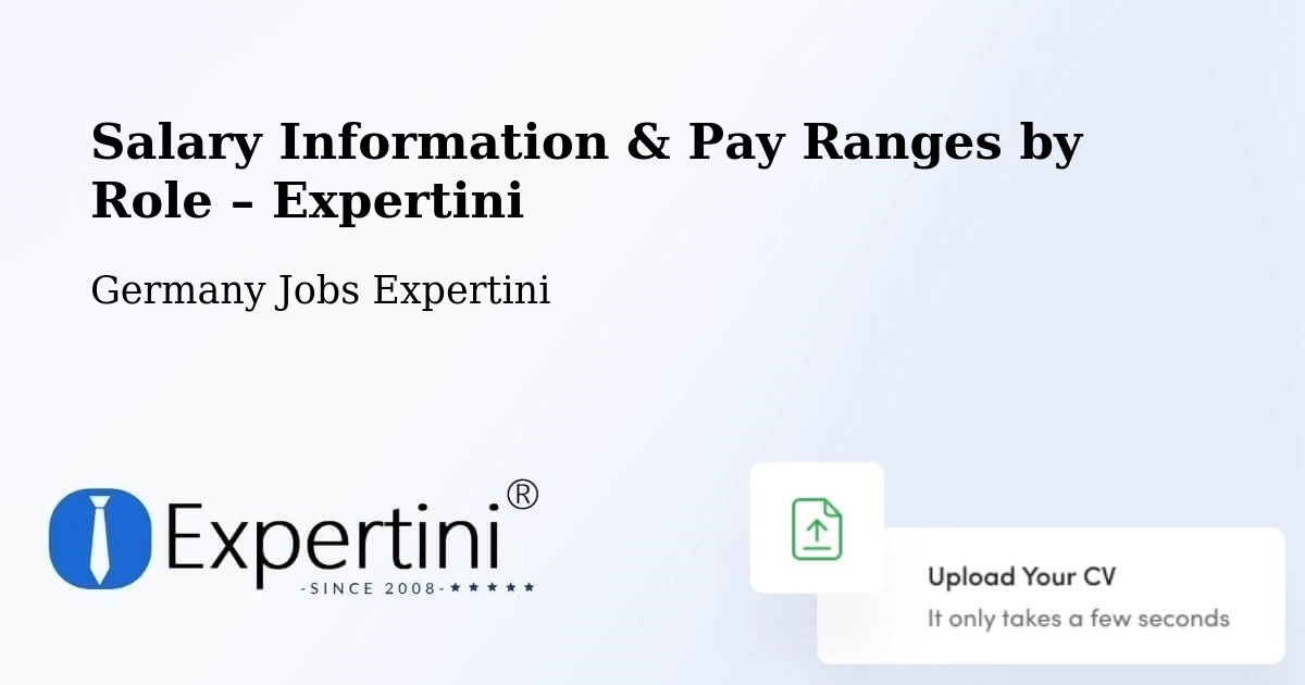Salary Information & Pay Ranges – Osterrönfeld - Osterrönfeld, Germany Jobs Expertini